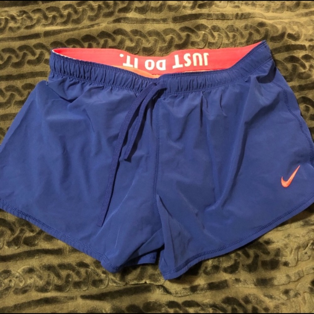 NWOT Royal Blue with Orange built in Spandex